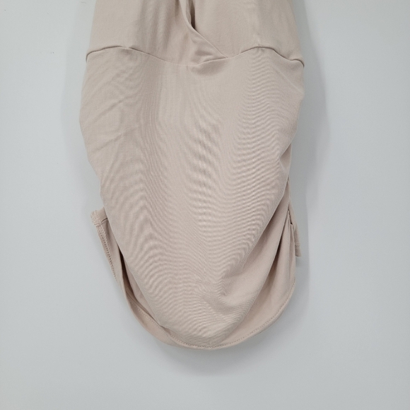 Ogl Move Airy Brami Nude Beige Halter Top Size Small Minimalist Wardrobe Basics - Picture 3 of 12